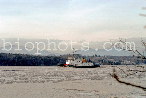 Coast Guard Ice Breaker 109 On Hudson