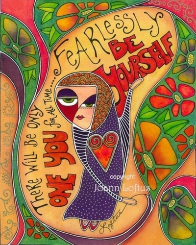 Painting-Acrylic-Fearlessly Be Yourself