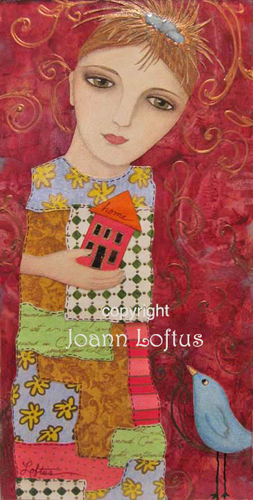 Mixed Media-On Canvas-Home Sweet Home