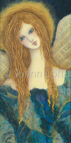 Print Making-Giclee-Watching Over - mounted print