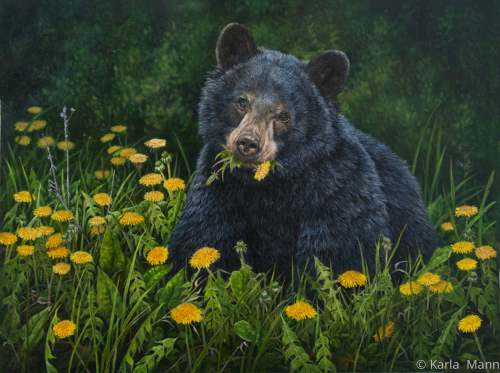 Painting-Wildlife-Dandilions Forever
