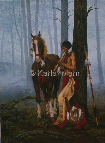 Painting-Southwestern-Misty Morning Song