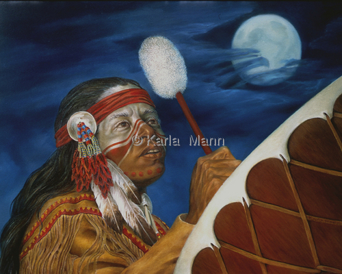 Painting-Southwestern-Moon Song
