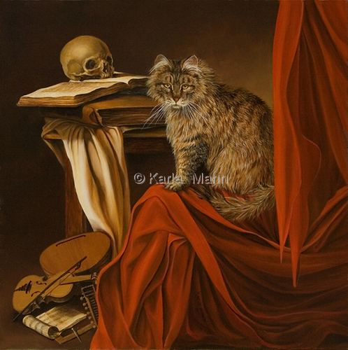 Painting-Animals-Carravaggio's Cat