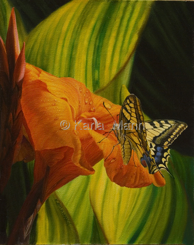 Painting-Wildlife-Morning Visitor