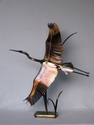 Sculpture--Metal-WildlifeHeron in Flight
