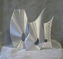 Sculpture--Metal-Expressionist3 Vases