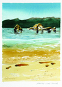 Painting--Watercolor-LandscapeLake Tahoe
