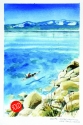 Painting-Winter Kayaking, Lake Tahoe, Nevada