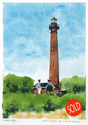 Painting--Watercolor-LandscapeOld Corolla Lighthouse