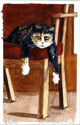 Painting--Watercolor-AnimalsKitty - supergirl mode