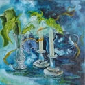 Painting--Oil-Still LifeStill Life with Butterfly