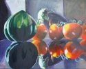 Painting--Oil-Still LifeSquash and Tomatoes Still Life 