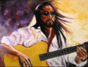 Painting--Oil-PortraitStreet Musician I