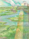 Painting--Watercolor-Seascape