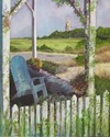 Painting--Oil-GenrePorch View