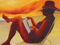 Painting--Oil-FigurativeSouth Beach Sunset