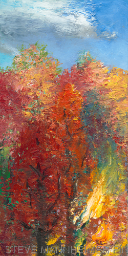 Painting-Oil-Autumn Trees