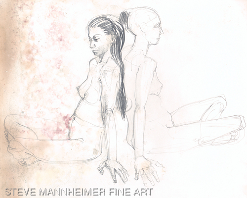 Drawing-Two, Back to back