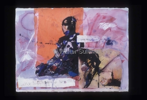 Mixed Media-On Paper-Hello Bobby