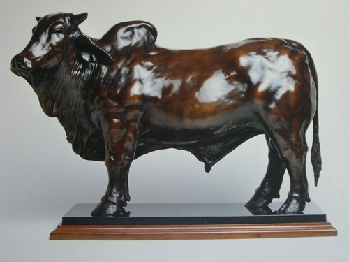 Sculpture-Bronze-Brahman Bull