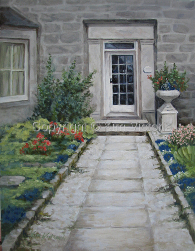 Painting-Impressionism-Welcome Inn, Nairn, Scotland
