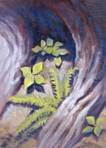 Painting-Floral-Forest Niche