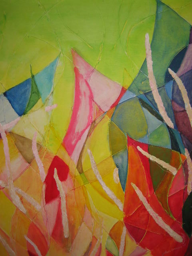 Painting-Abstract-Bouquet of Colors