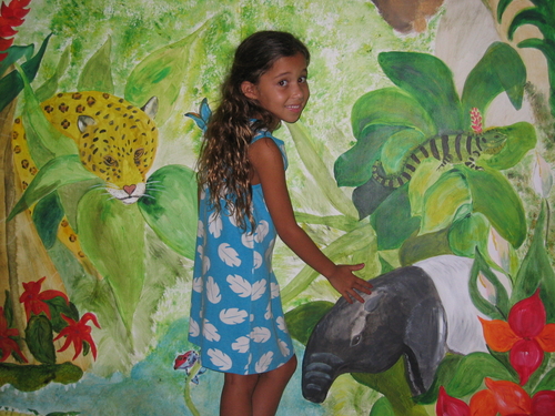 Painting-Animals-Jungle Scenery