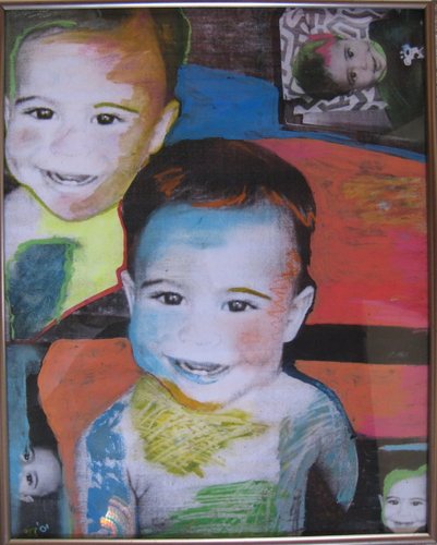 Mixed Media-Portrait Finn