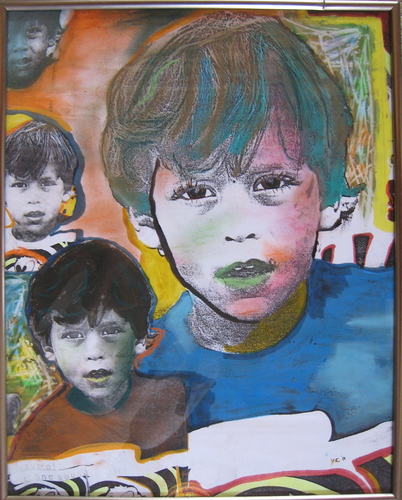 Mixed Media-Representational-Portrait Sebastian