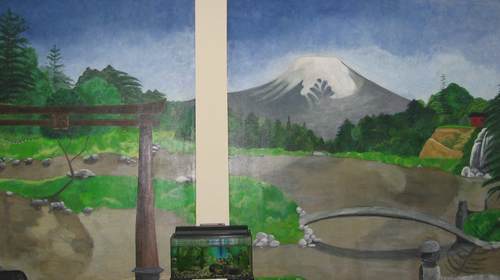 Painting-Mural, Japanese Garden
