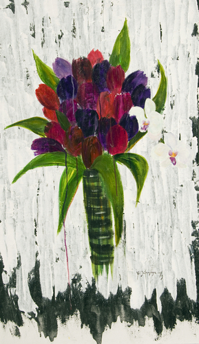 Painting-Floral-Untitled