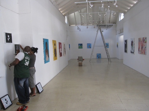 Photography-Installation of paintings