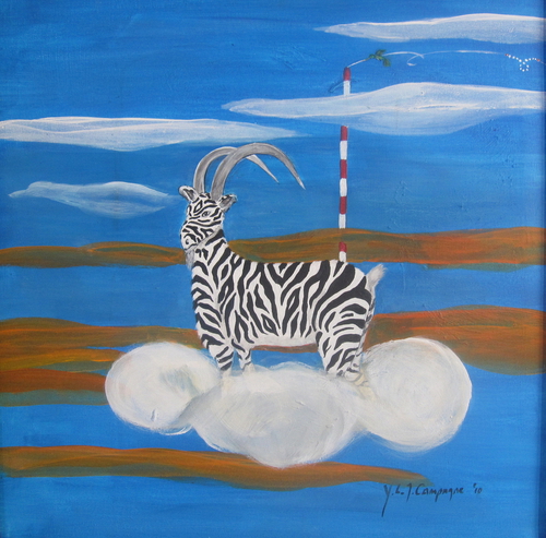 Painting-Animals-Zebra VIII 