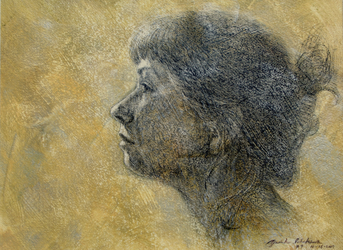 Drawing-Charcoal-Anticipation