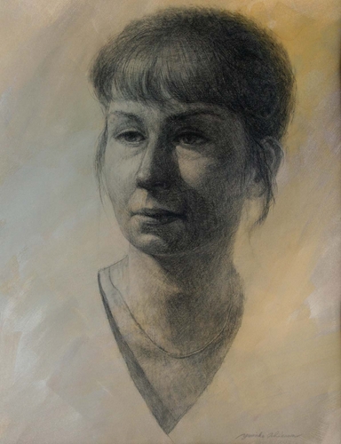 Drawing-Charcoal-Portrait of Judy