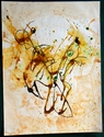 18 x 24 yellow and green no. 3