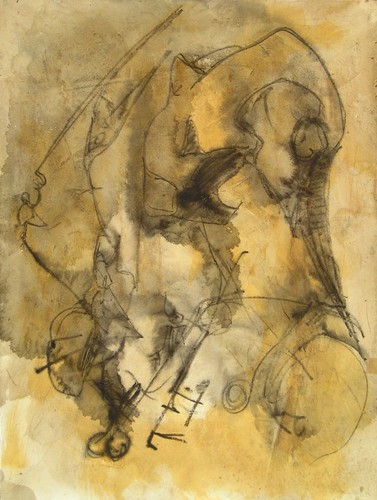 Drawing-war ape