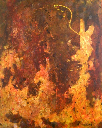 Painting-Acrylic-rabbit hole
