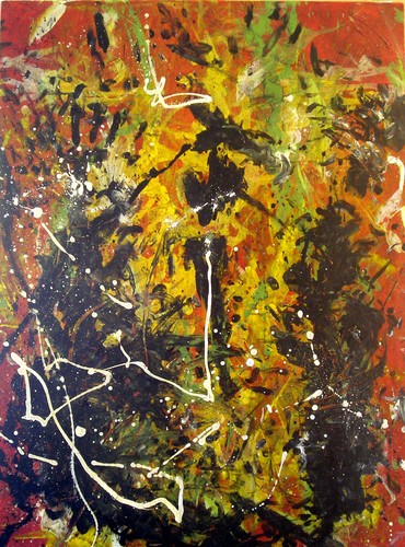 Painting-Acrylic-to the log