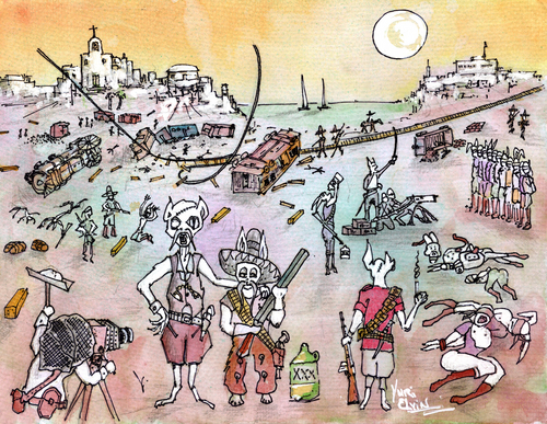 Drawing-mexican revolution