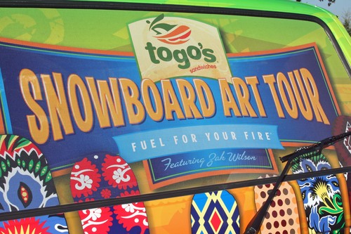 Togo's Snowboard Art Tour