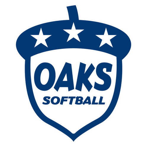 Oaks Softball Acorn logo