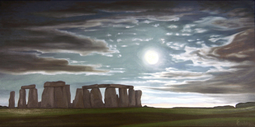 Stonehenge Moon