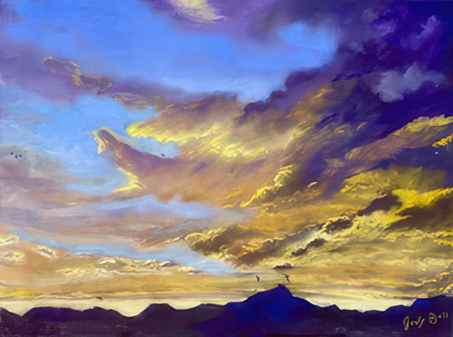 Stormy Sunset, Idaho