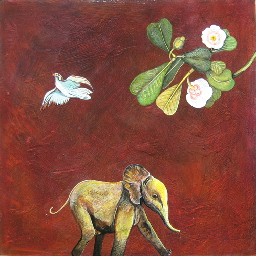 Elephant Calf II by Phyllis Stapler